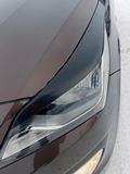 Реснички (накладки) на фары Hyundai Solaris 2014-2017 рестайл